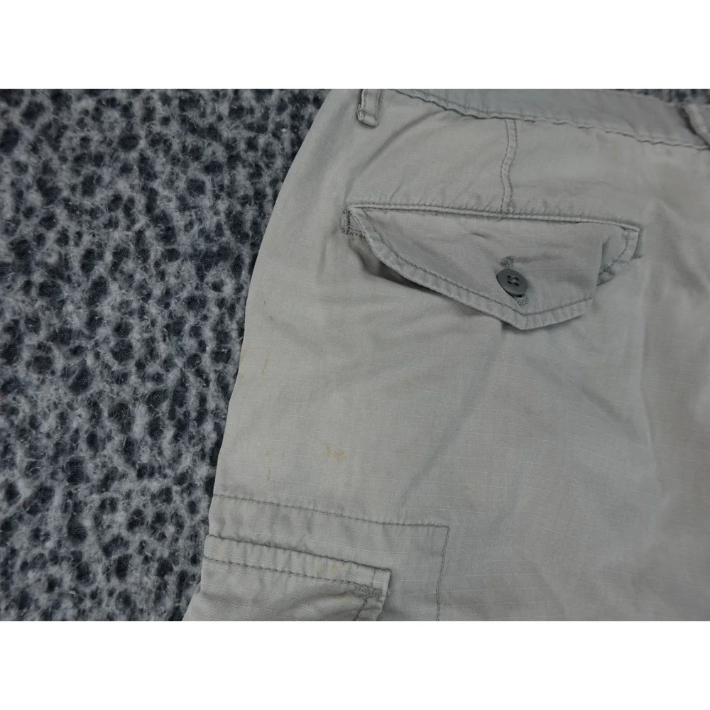 Levi's Cargo Shorts Mens W33 Grey Good Ripstop Utility Multi-Pocket 23251-0052‎